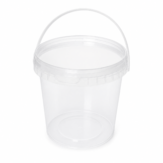 Läbipaistev plastikämber sanga ja kaanega 770 ml, 20 tk