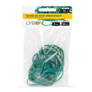 Lyson kummipaelad silikoonvormidele 60×3 mm, 20 tk