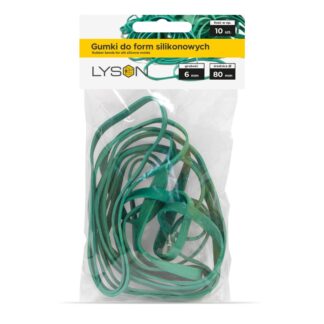 Lyson kummipaelad silikoonvormidele 80×6 mm, 10 tk