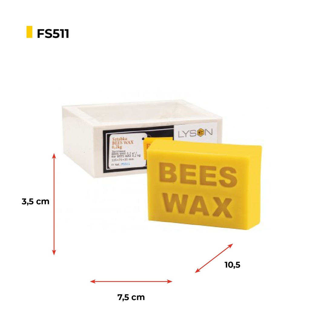 Lyson silikoonvorm - vahaplokk BEES WAX, 0,2 kg