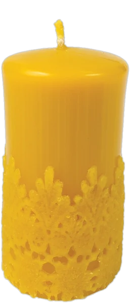 Lyson silikoonvorm - pitsimustriga silinder, 6,5 × 12 cm